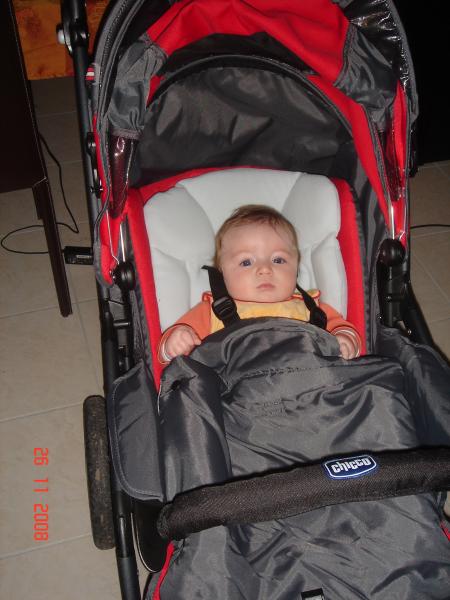 Dans la grande poussette